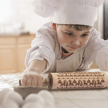 Noëlly™ – Christmas Embossing Rolling Pin (50% Off)