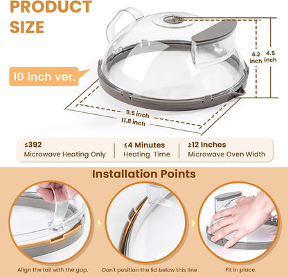 Culinae™ - Clear Microwave Steaming Lid (50% Off)