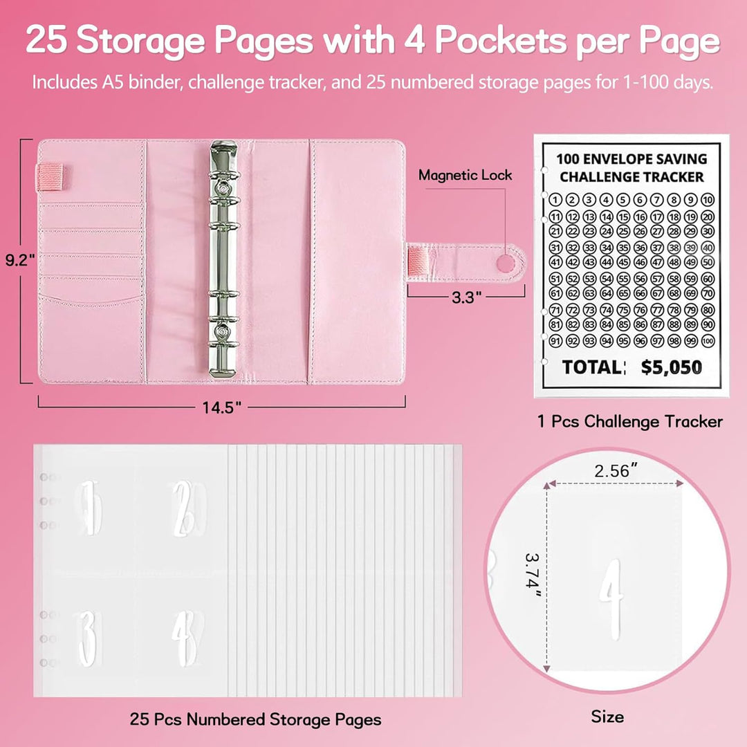 Cashcade™ – 100-Day Cash Savings Challenge Book (50% Off)
