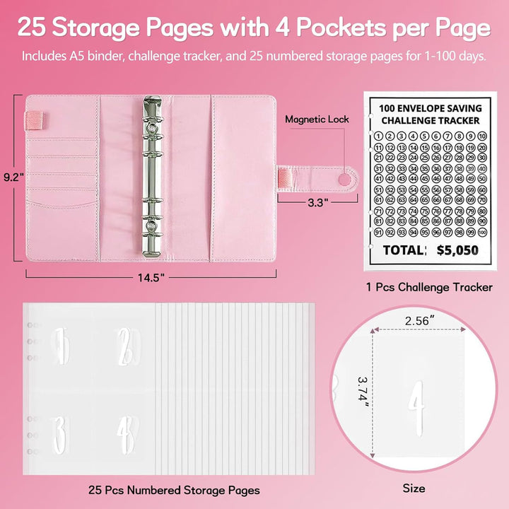 Cashcade™ – 100-Day Cash Savings Challenge Book (50% Off)