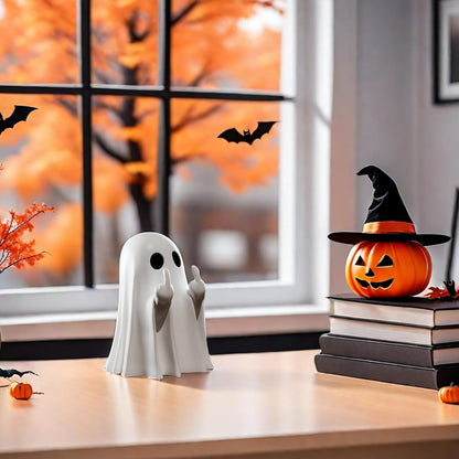 Boohoo™ – Handmade Cheeky Ghost Statue (2+1 Free)