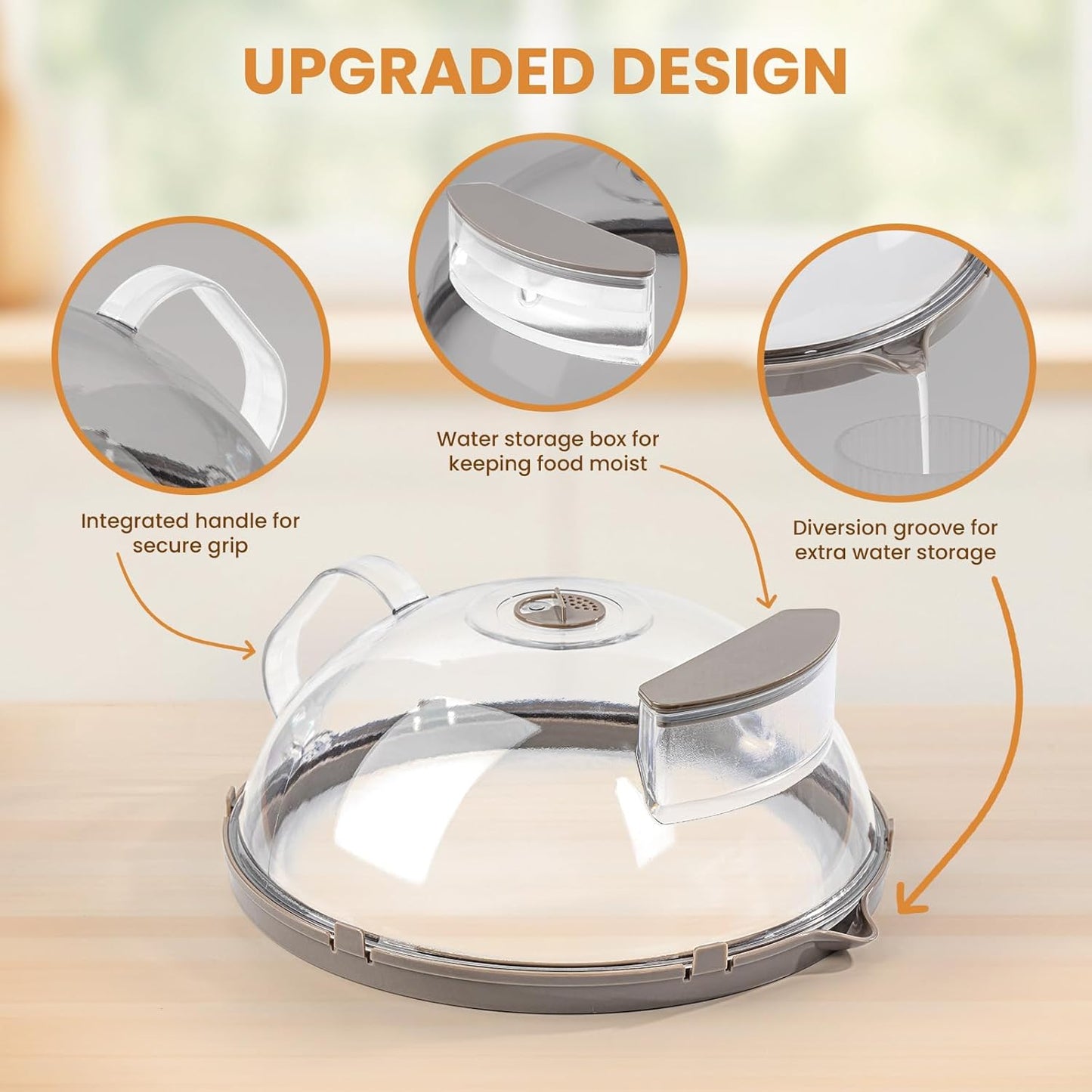 Culinae™ - Clear Microwave Steaming Lid (50% Off)