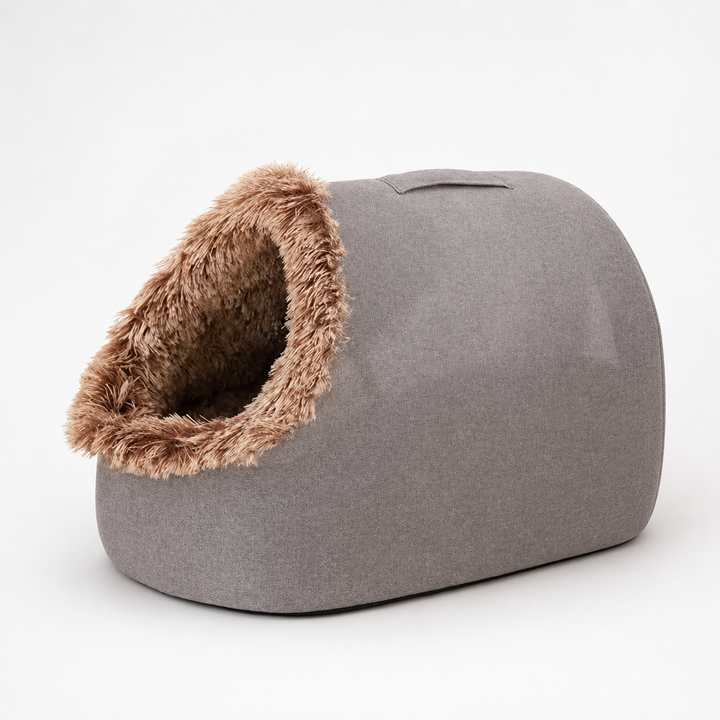 Denwarm – Enclosed Foam Dome Cave Pet Bed