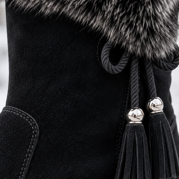 Calvera – Fleece-Lined Side-Zip Calf Boots