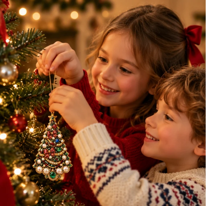 TwinkleTidings – Rhinestone Christmas Ornament Craft Kit