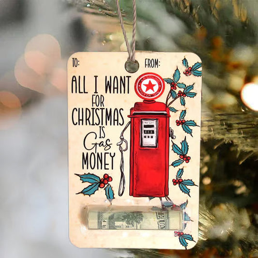 Givelle™ – Wooden Christmas Gift Money Holder