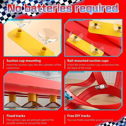 Pistonix™ – DIY Race Track with Suction Mounts (50% Off)