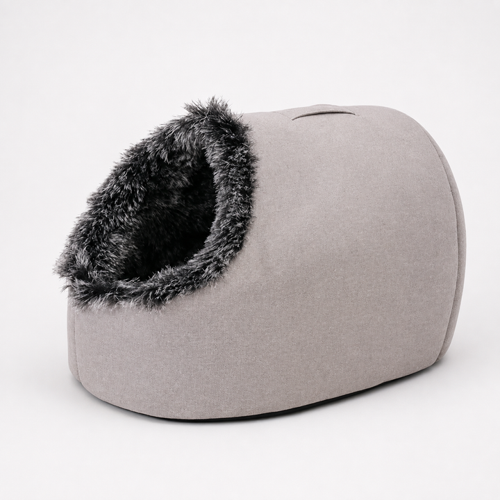 Denwarm – Enclosed Foam Dome Cave Pet Bed