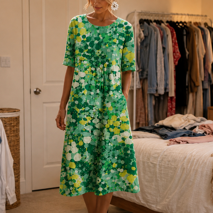 Wearbella – Midi Dress That Covers Arms, Never Overheats