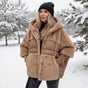 Cozevia – Women’s Quilted Hooded Jacket, Oversized Fit