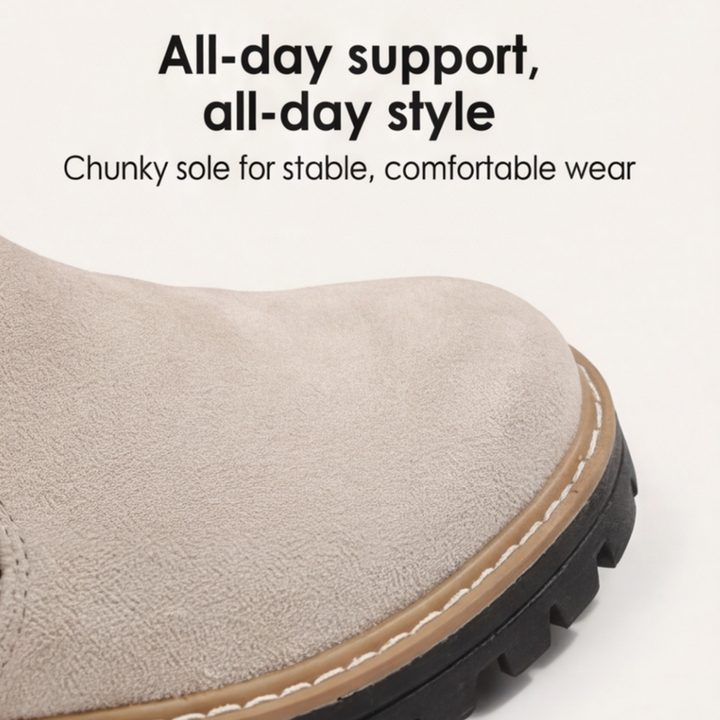 Stepara™ - Side-Zip Suede Chelsea Boots