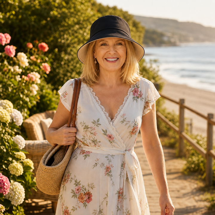 Wearbella – Bowknot Wide Brim Packable Sun Hat