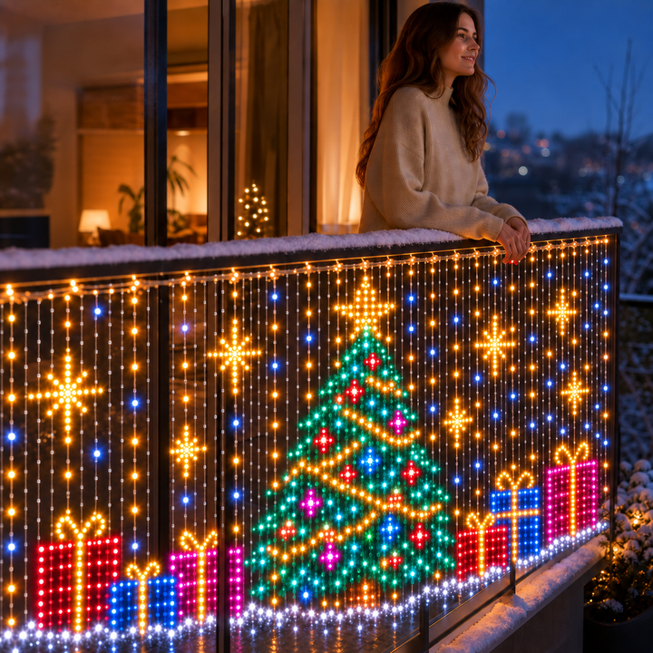 Glowveil – App-Controlled LED Curtain Lights