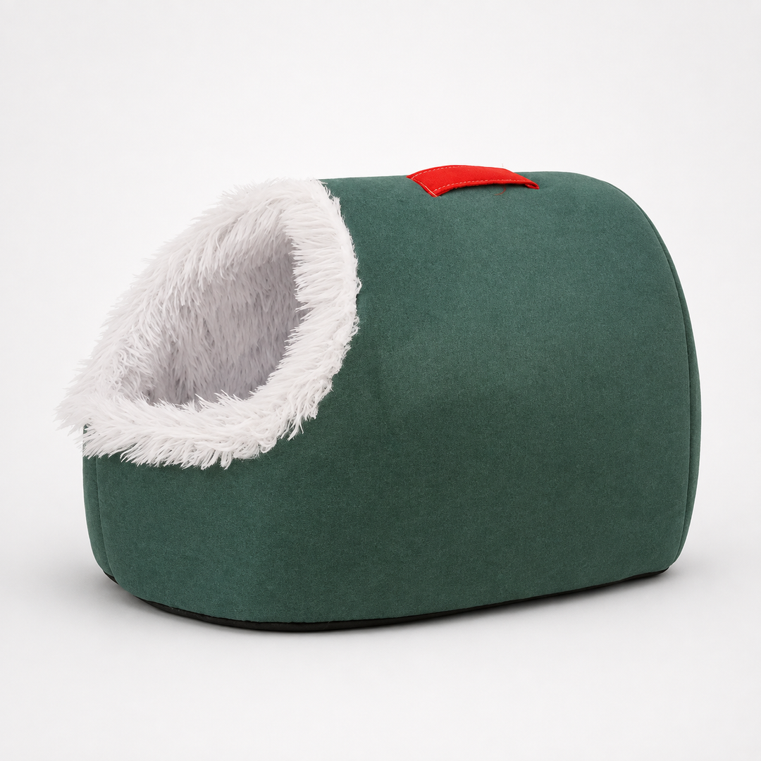 Denwarm – Enclosed Foam Dome Cave Pet Bed