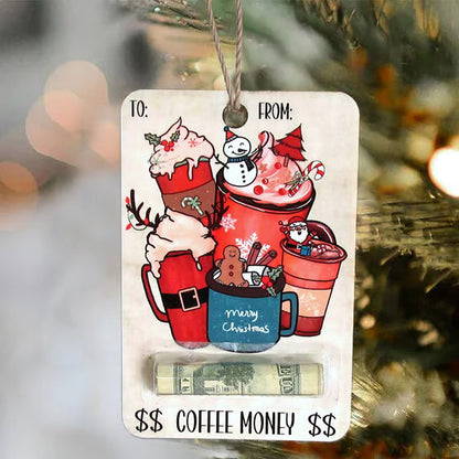 Givelle™ – Wooden Christmas Gift Money Holder