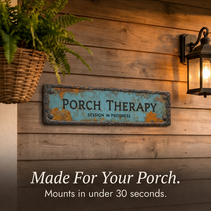 Porchly – Vintage Farmhouse Porch Therapy Plaque