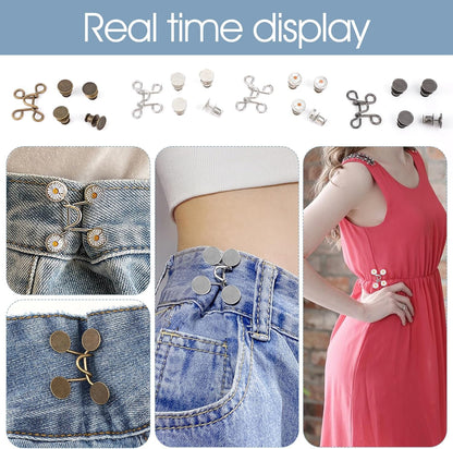 Waistella™ – Reusable Button Tightener for Better Fit (1+2 Free)