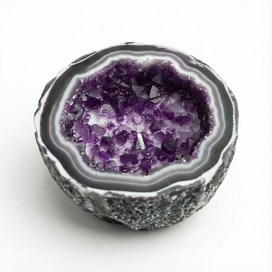 Lumivana™ – Calming Amethyst Geode Candle