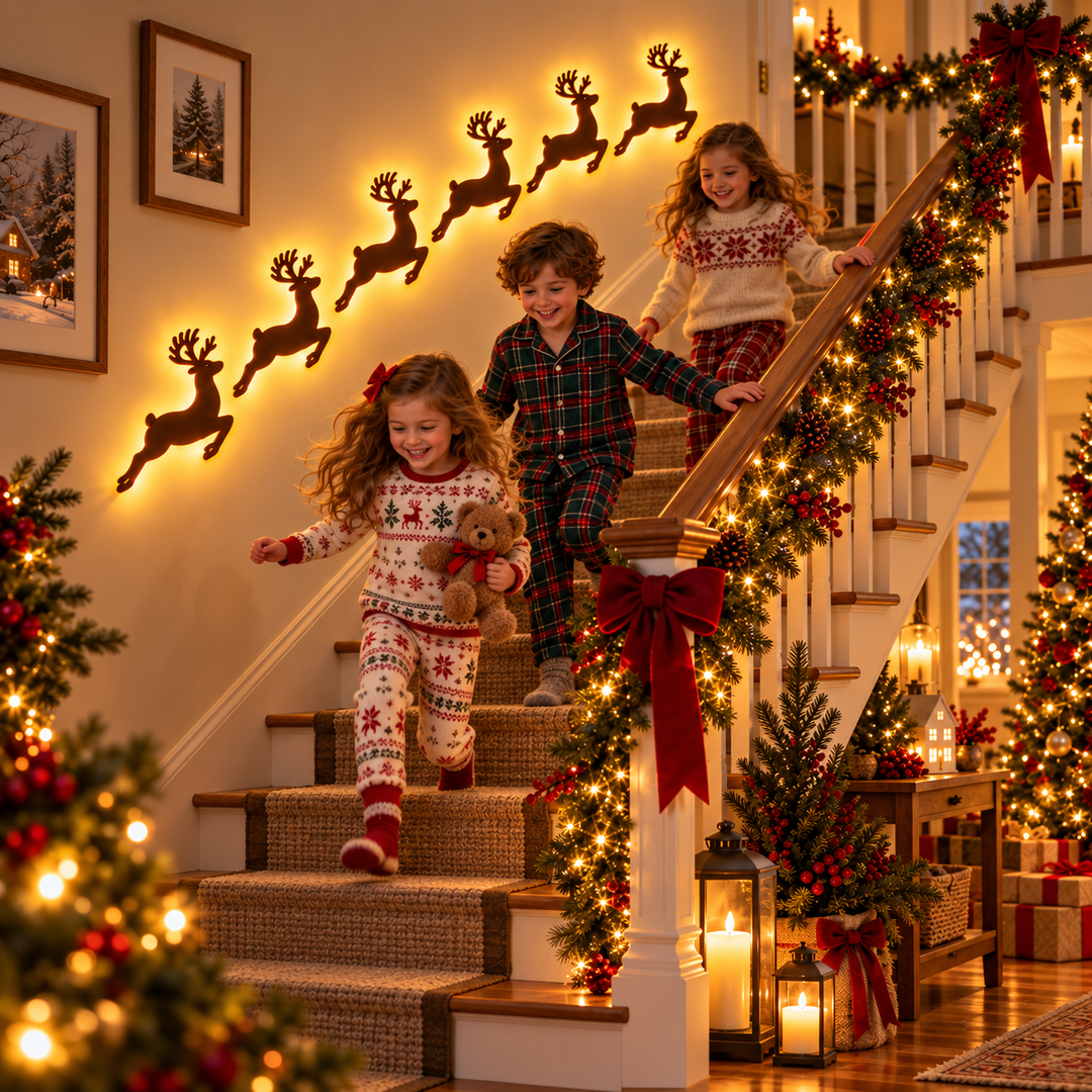 Glowpine – Self-Adhesive 3D LED Christmas Wall Decorations