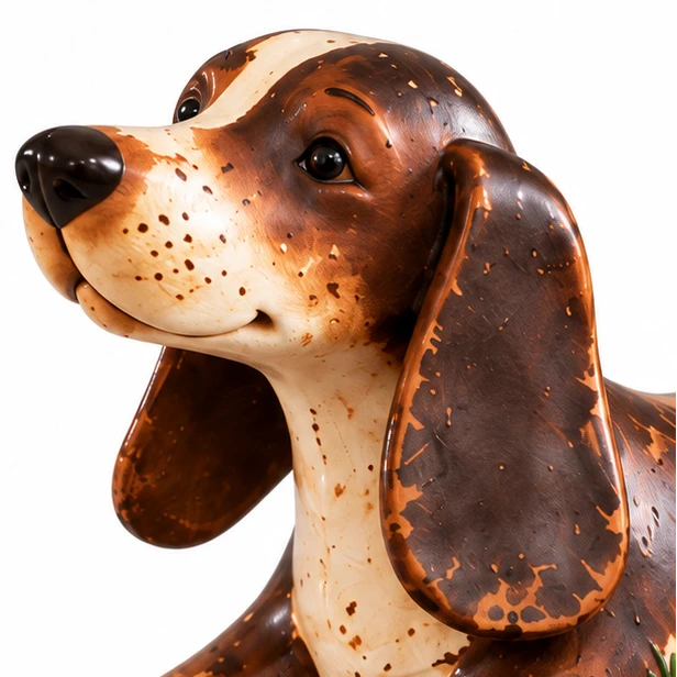 Dashwood Hollow – Hand-Painted Dachshund Christmas Figurine