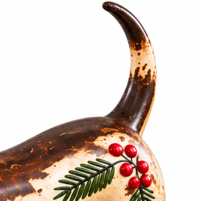 Dashwood Hollow – Hand-Painted Dachshund Christmas Figurine