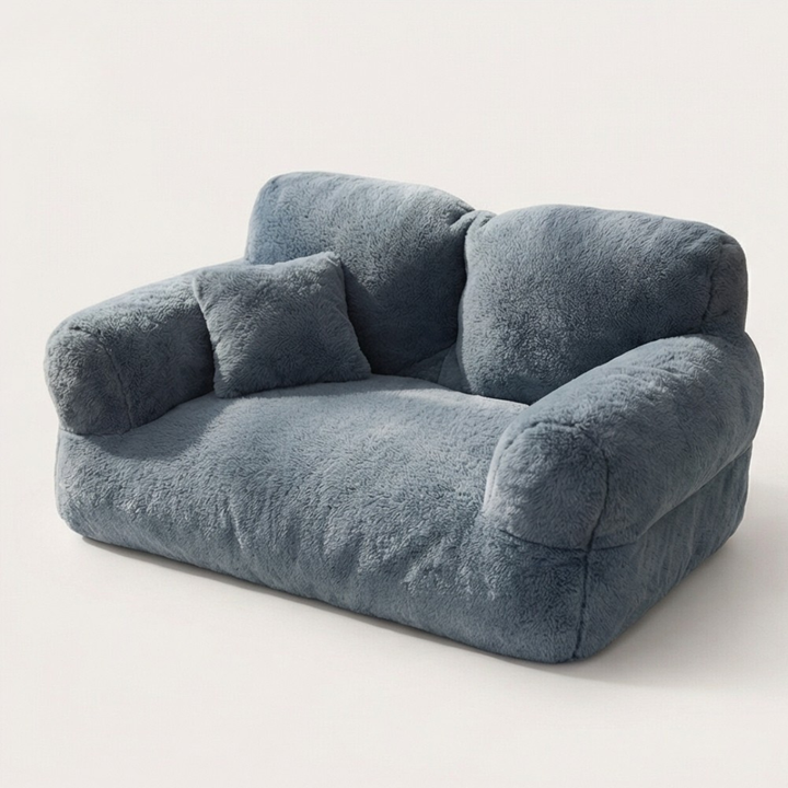 Pawluna – Plush Pet Sofa with Washable Cover