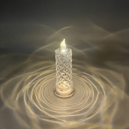 Roséra™ – Crystal Rose Candlelight Lamp