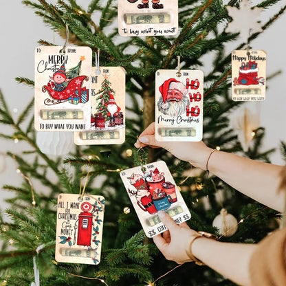 Givelle™ – Wooden Christmas Gift Money Holder