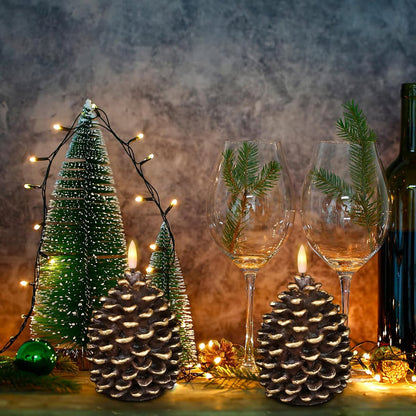 Lunapine™ – Flameless Pinecone Candle with Gentle Glow (50% Off)
