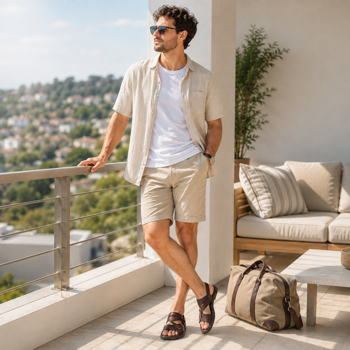 Solestride – Massaging Footbed Comfort Slide Sandals