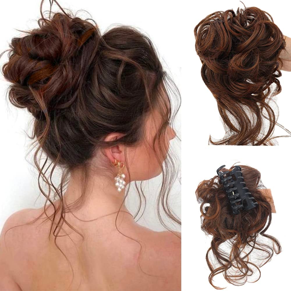 Lunisse™ – Elegant Curly Bun Hair Clip (1+1 Free)