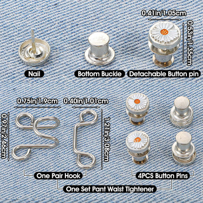 Waistella™ – Reusable Button Tightener for Better Fit (1+2 Free)