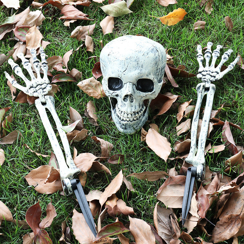 Hauntlet™ – Skeleton Lawn Stakes with LED Lights (50% Off)