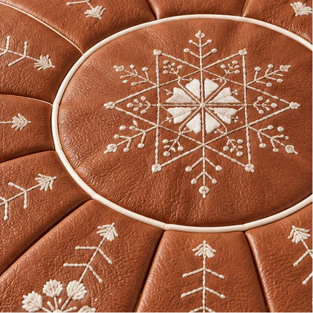 Nestora – Embroidered Fillable Storage Ottoman Cover