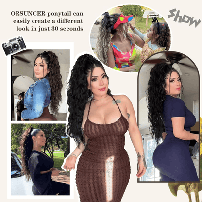 Velurette™ – Clip-in Ponytail Extension  (50% Off)