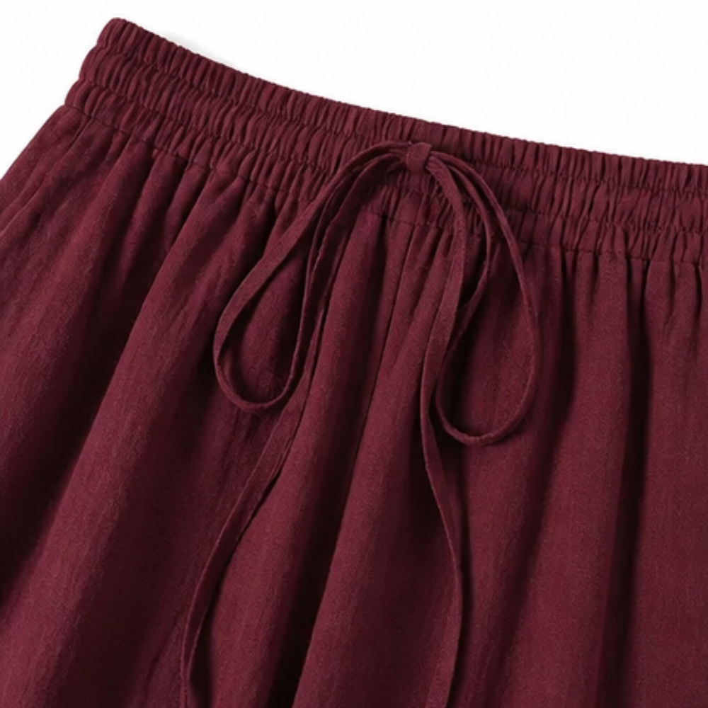 Lunavia™ – Flowy Batwing Top and Wide Leg Pants Set