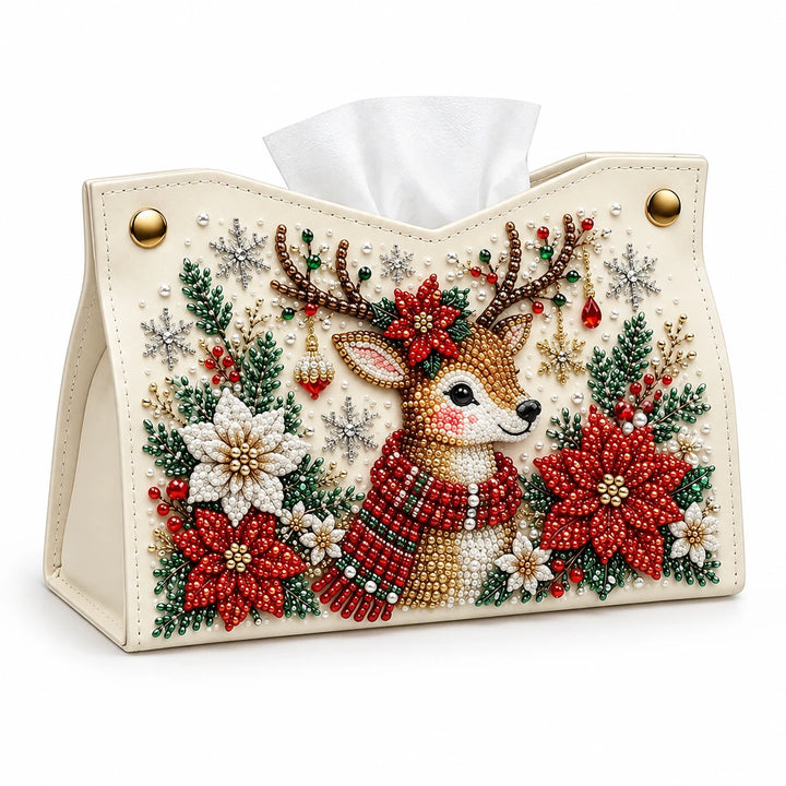 Merry Mosaic – Santa Diamond Painting Tissue Box Cover