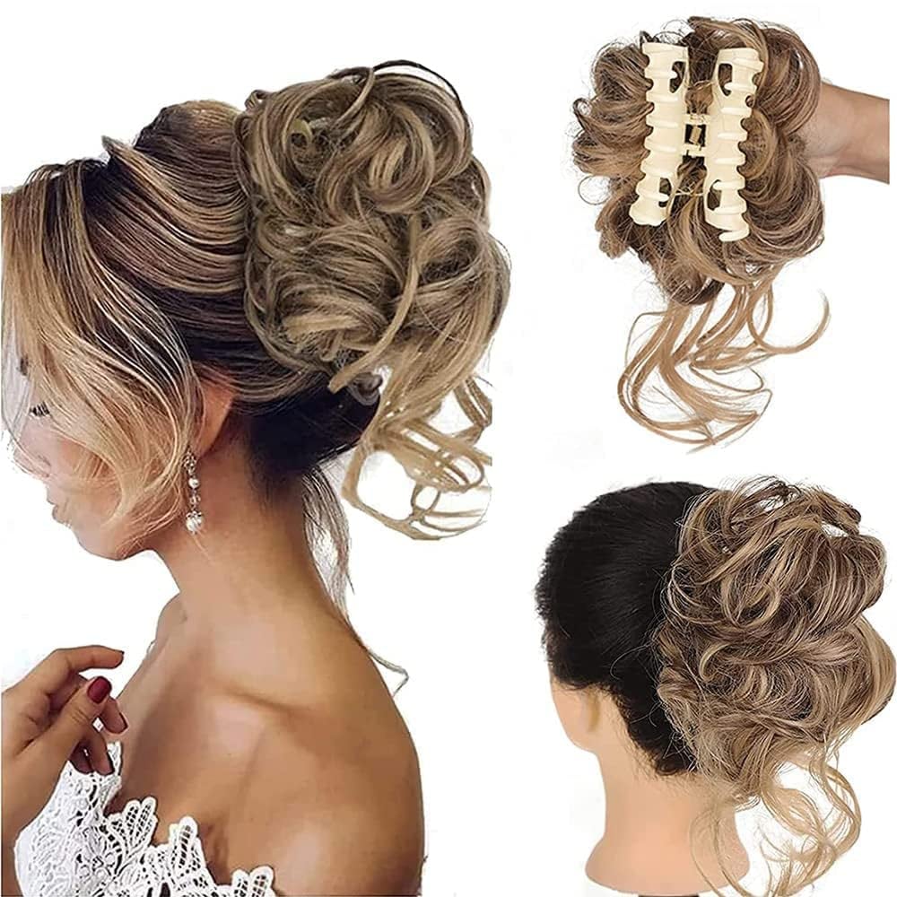 Lunisse™ – Elegant Curly Bun Hair Clip (1+1 Free)