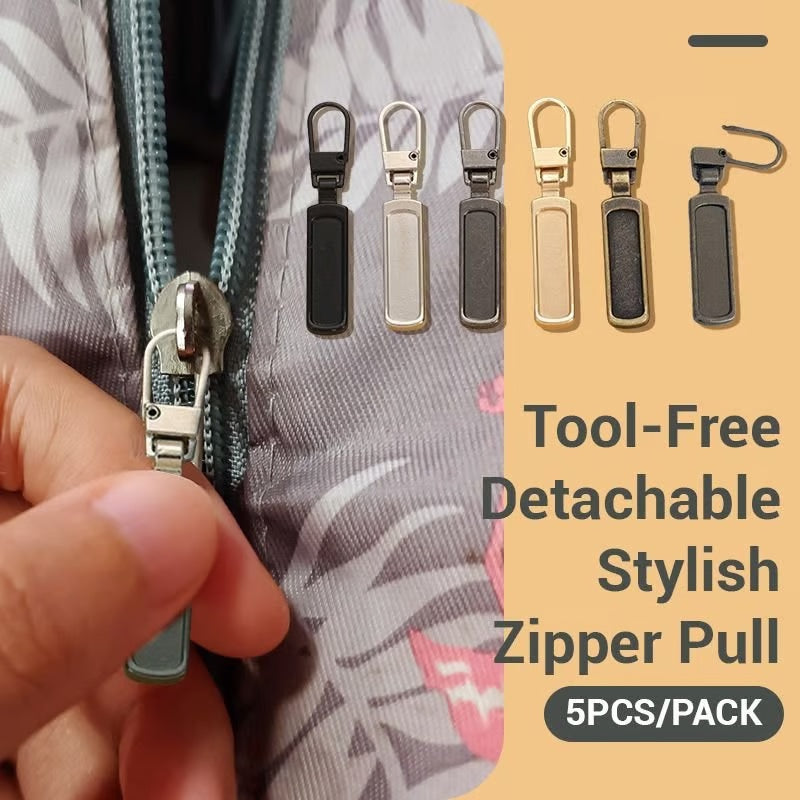 ZipFix™ - Tool-Free Detachable Zipper Pulls (5+5 Free)