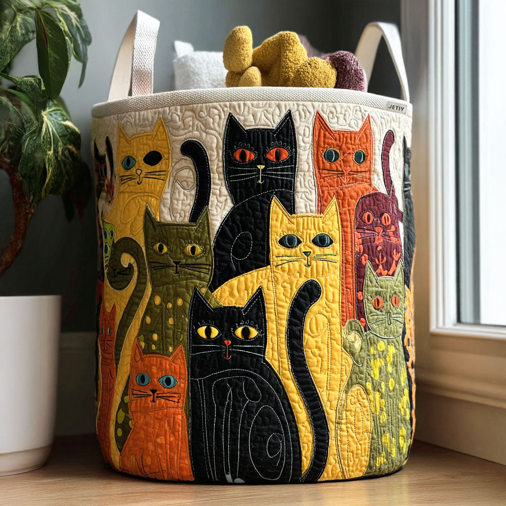 Fillfast – Quilted Animal-Print Foldable Storage Basket