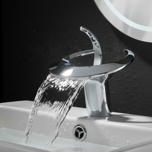Copperflow™ – Elegant Waterfall Faucet