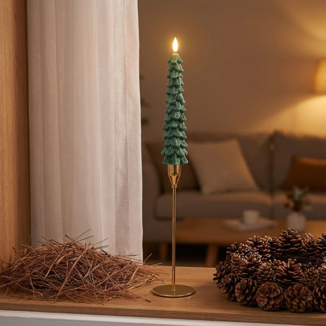Glowpine™ – Flameless Christmas Tree Candles (2-Pack)