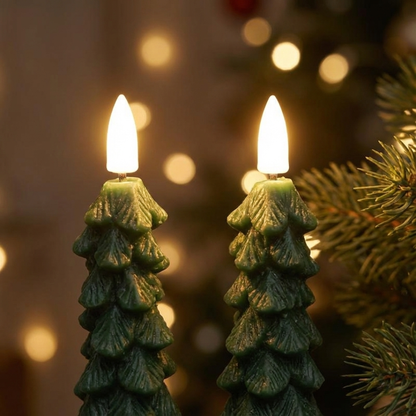 Glowpine™ – Flameless Christmas Tree Candles (2-Pack)
