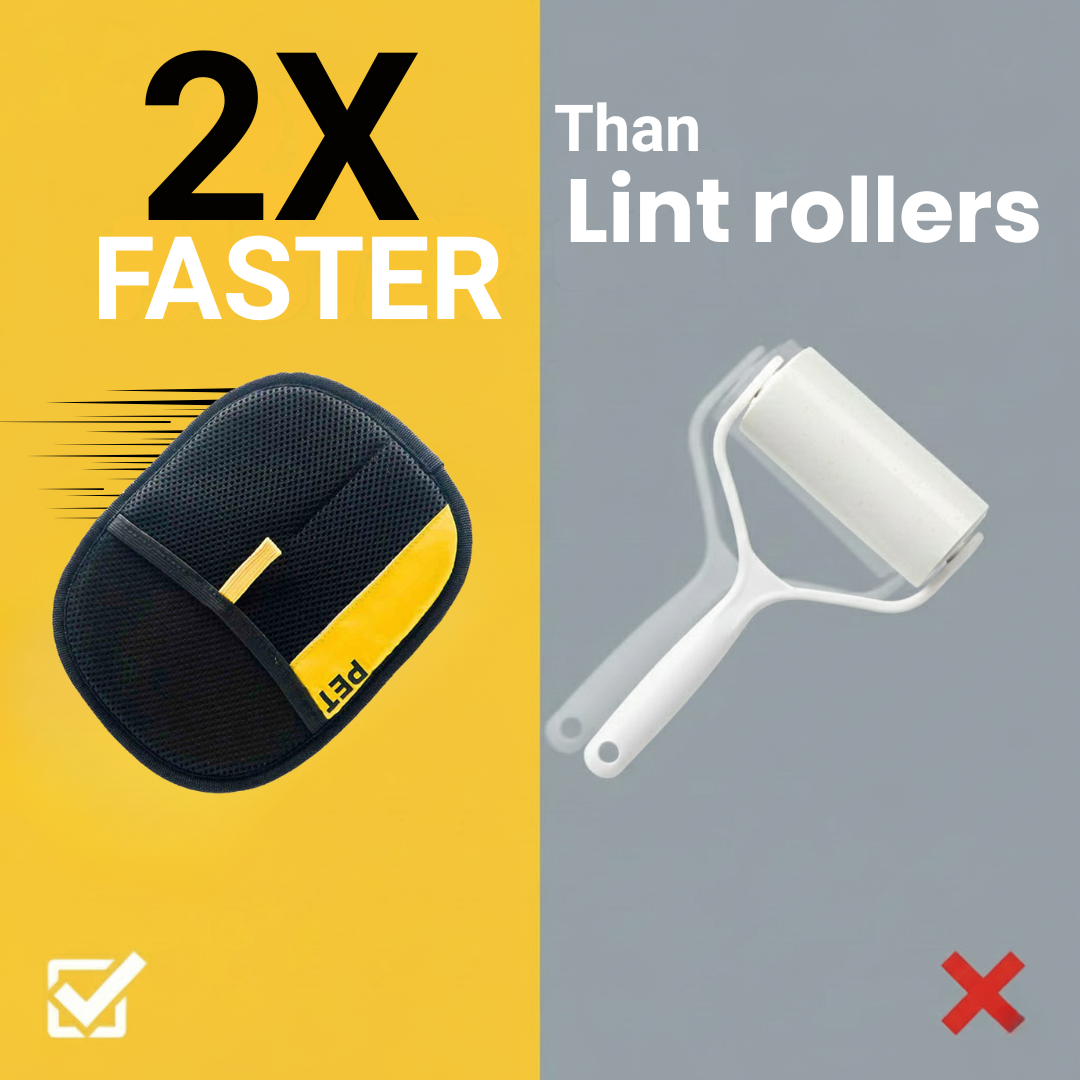 Glissfur™ – Electrostatic Glove for Pet Hair Removal