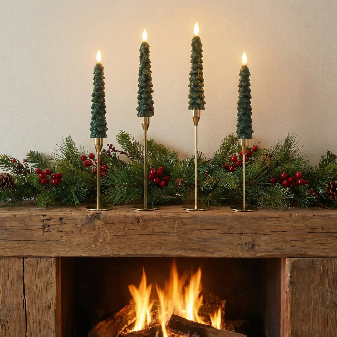 Glowpine™ – Flameless Christmas Tree Candles (2-Pack)