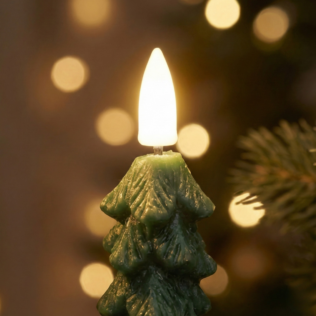 Glowpine™ – Flameless Christmas Tree Candles (2-Pack)