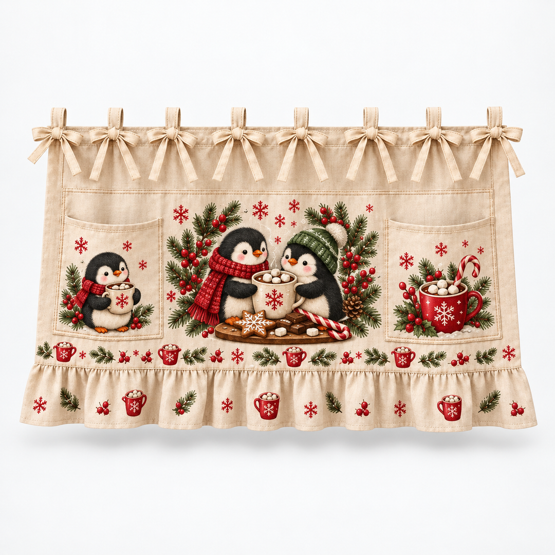 Hearth & Holly – Tie-On Pocketed Christmas Appliance Skirt