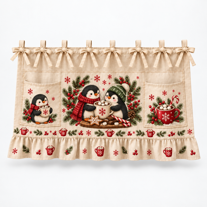 Hearth & Holly – Tie-On Pocketed Christmas Appliance Skirt