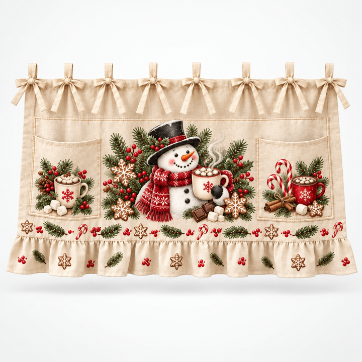 Hearth & Holly – Tie-On Pocketed Christmas Appliance Skirt