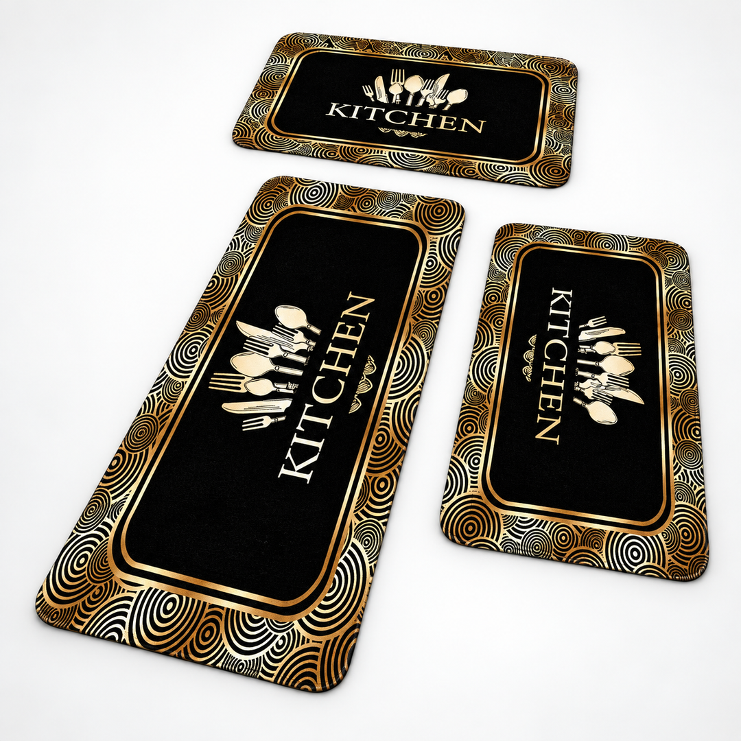 Dryhaven – Absorbent Printed Kitchen Mat Set